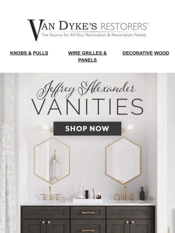 Nothing Says Elegance Like Jeffrey Alexander Bath Vanities