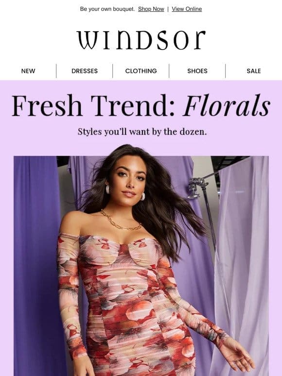 Now Trending: Florals Prints