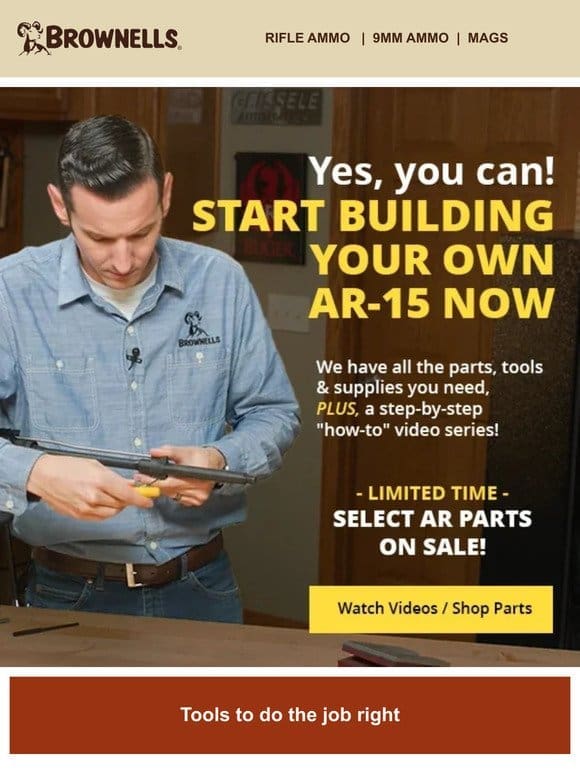 Now is a great time to start an AR rifle build