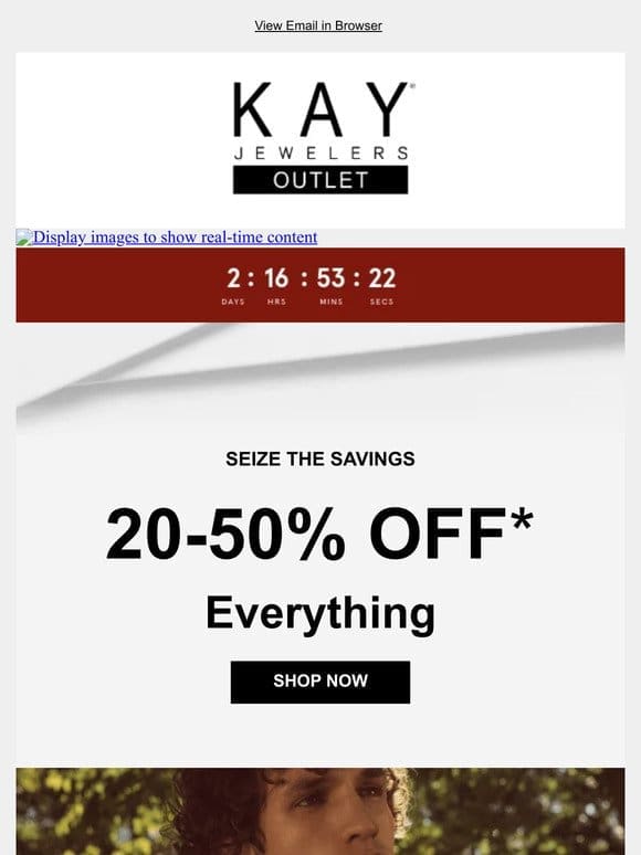 Now’s your chance for 20-50% OFF everything!