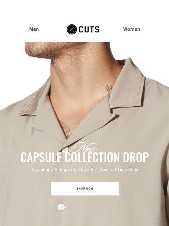 OPEN NOW: Cuts Capsule