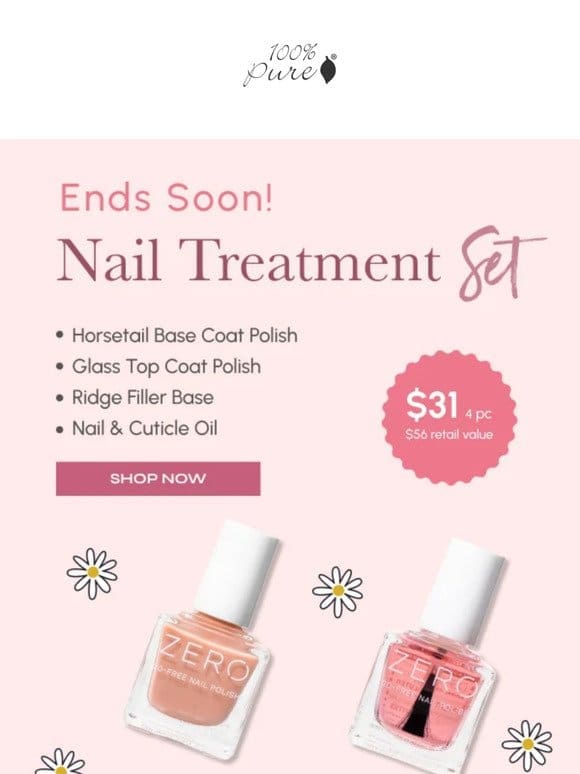 Our Nail Treatment Set is flying off the shelves!