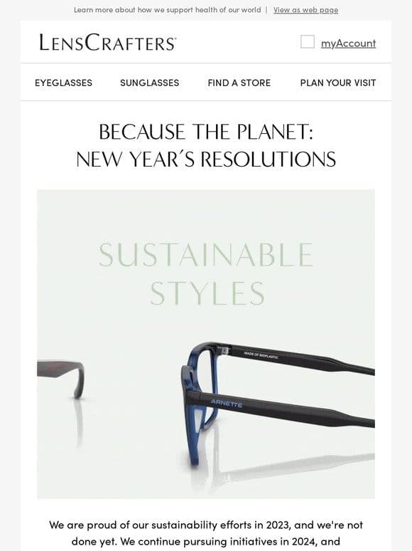 Our Sustainable New Year’s Resolutions