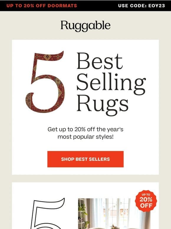 Our Top 5 Rugs Are ALL on Sale