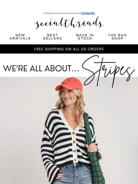 Our new love affair: STRIPES