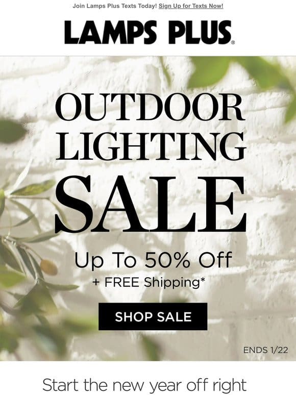 Outdoor Lighting Sale – Elevate Your Curb Appeal