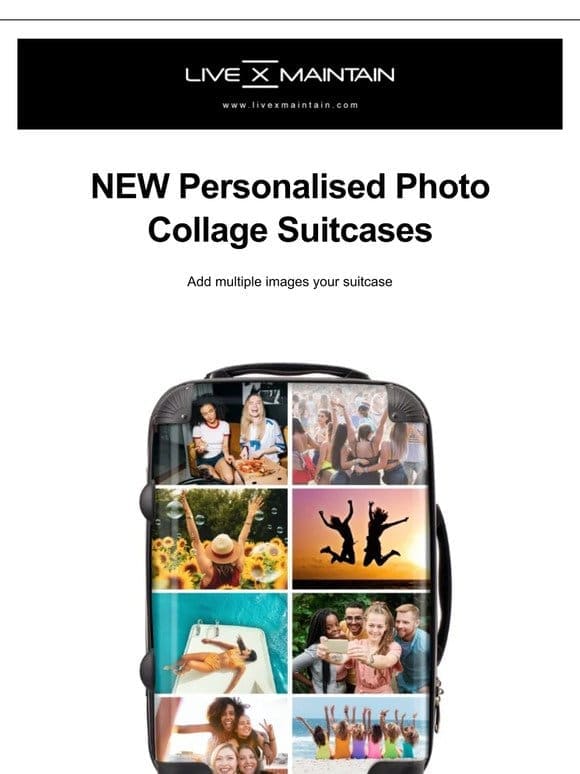 Photo Collage Suitcases