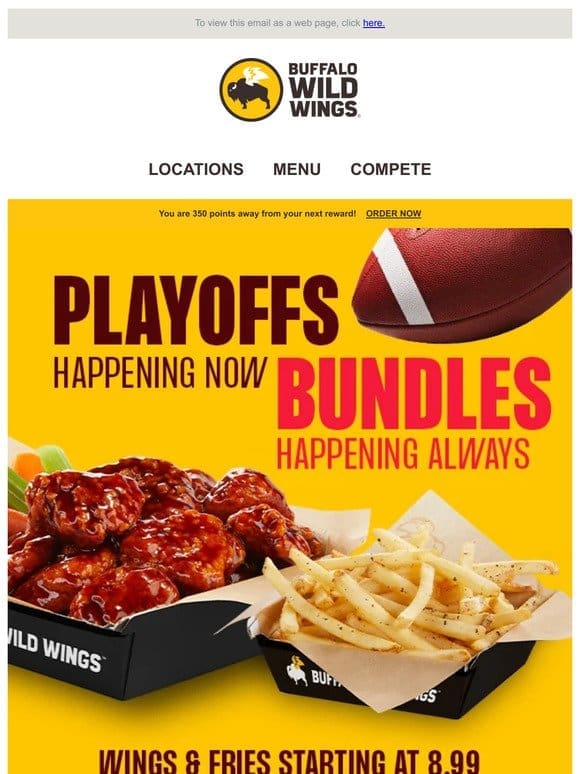 Playoff bundles starting at just $8.99!