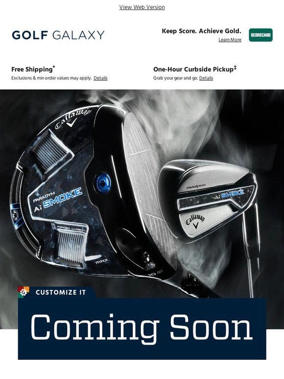 Presale starts 1/12 for Callaway’s Paradym Ai Smoke!