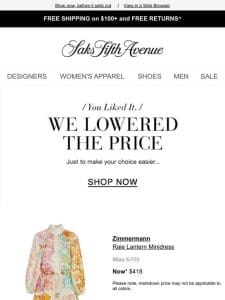 Price Drop Alert! Buy your Zimmermann minidress & more now…