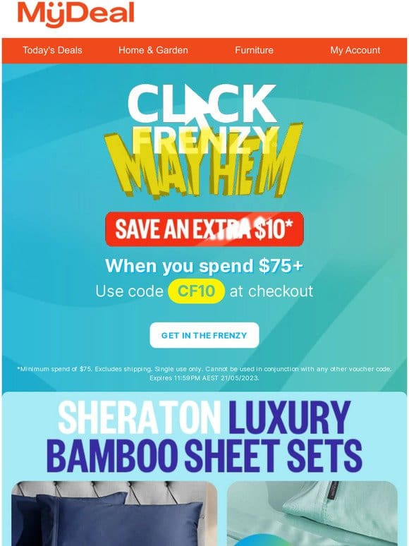 Price Frenzy on Sheraton Bamboo Sheets