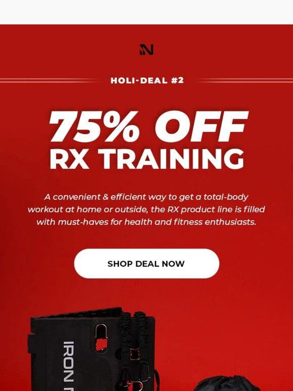 RXmas Came Early! 75% Off RX Training