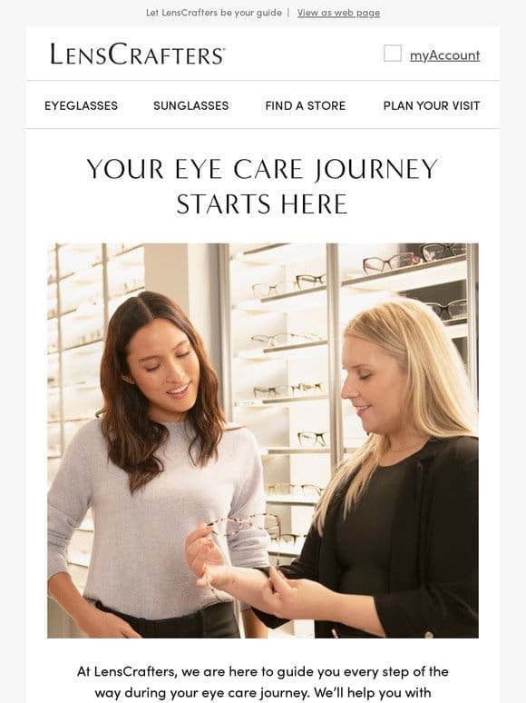 Ready to start your eye care journey?