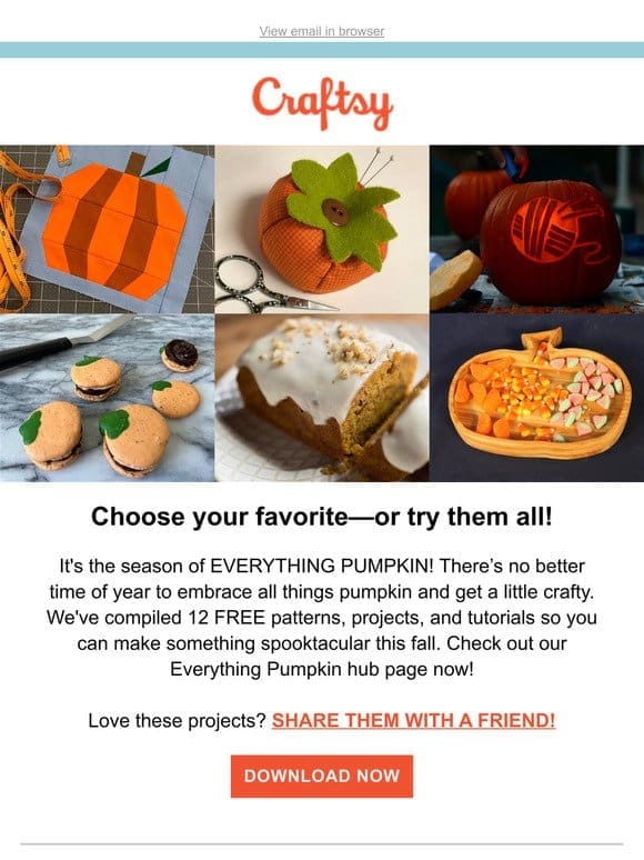 Recipes & Patterns Perfect for Pumpkin Lovers!