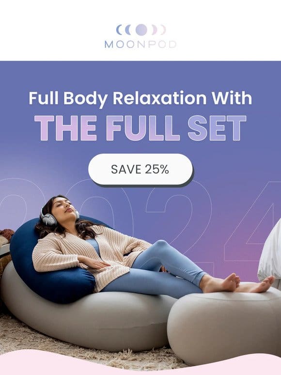 Relax into 2024   and Save 25%