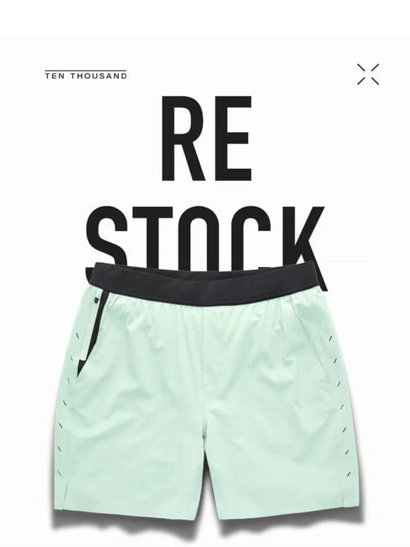 Restock | Interval Short In Vapor & Stone