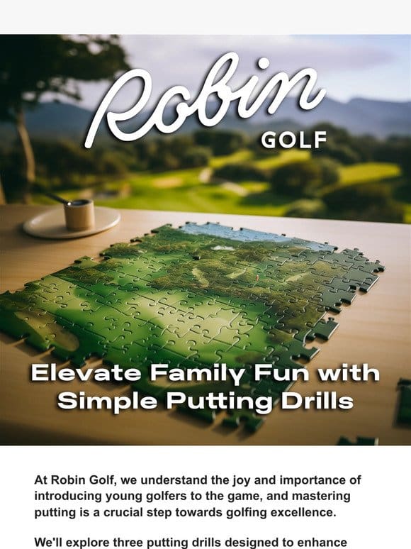 Robin Golf | Putting Drills for the Whole Fam!