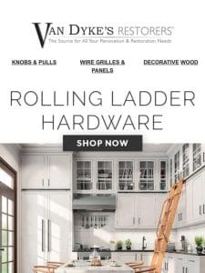 Rolling Ladders: Convenience + Versatility