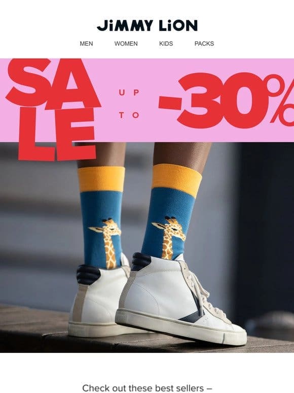 SAAAALE. Up to -30%