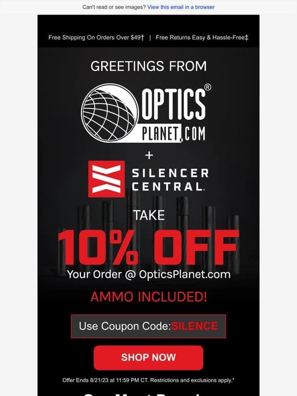 SC Partners with Optics Planet for Special Promo