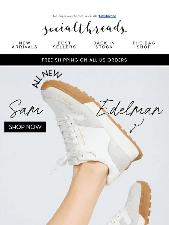 SELLING FAST: NEW Sam Edelman Sneakers