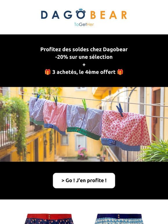 SOLDES Dagobear. -20% sur une sélection   Foncez !