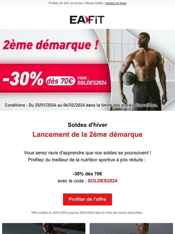 [SOLDES] Lancement de la 2ème démarque !