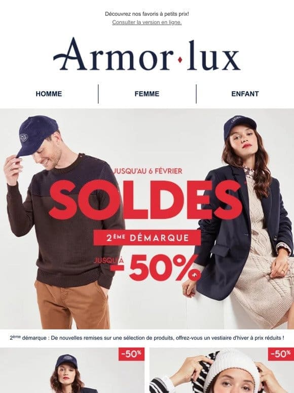 SOLDES | Nouvelle démarque !