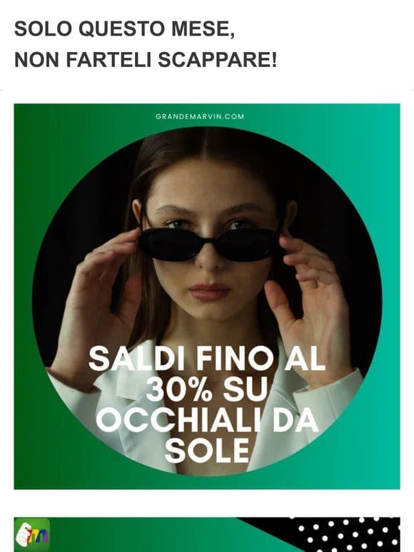 Saldi Occhiali da Sole 2024