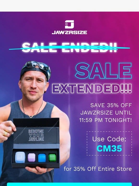 Sale EXTENDED for 24 hours!