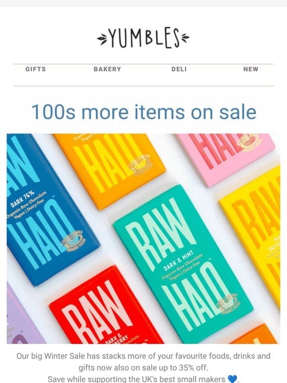 Sale is now even BIGGER. Woo hoo!