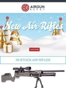 Santa Brought Us New Airguns!