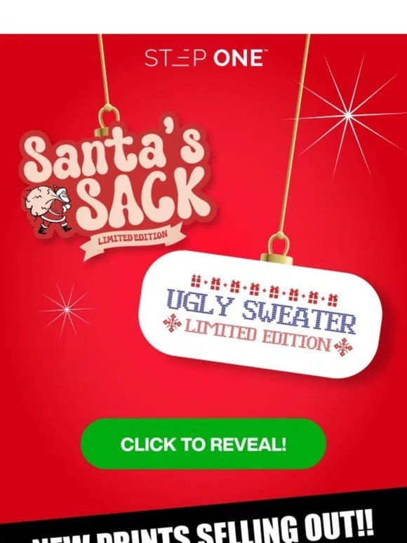 Santa’s Sack is about to crack….