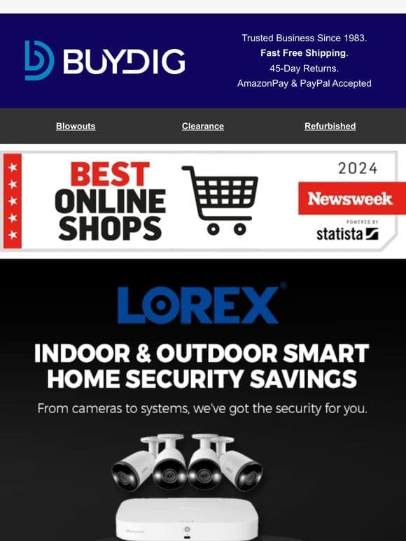 Save Up to $200 on Lorex Security Cameras ️