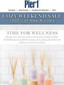 Save Up to 80% + Free Shipping!*   Cozy Up Your Weekend with Self-Care Must-Haves.