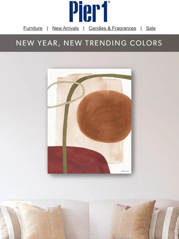 Save Up to $800 Off + Free Shipping on Furniture!   New Year， New Palette.