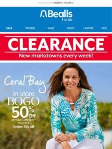 Save big with Coral Bay BOGOs!