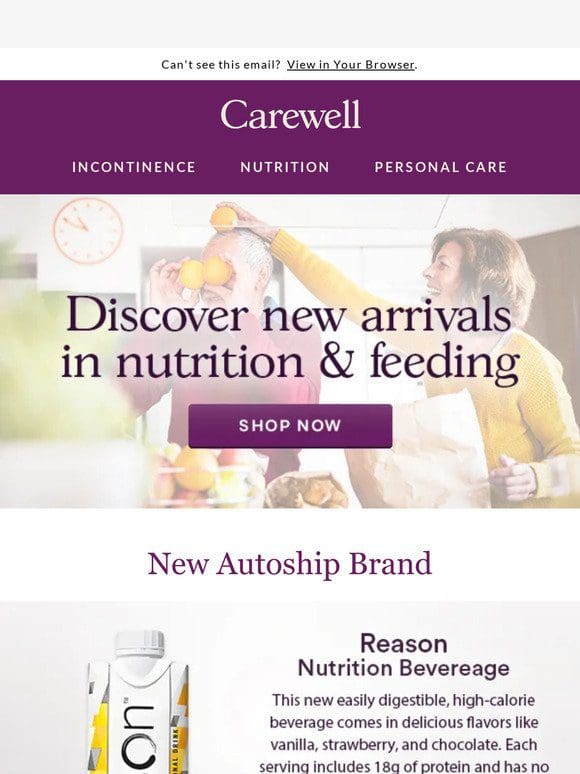 See What’s New in Nutrition this Month!