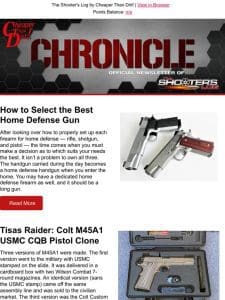 Selecting The Best Home Defense Gun， Tisas Raider Review， Best Shooting Stance and More!