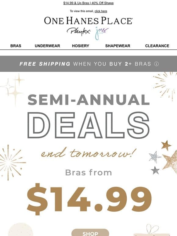 Semi-Annual Deals ENDING!