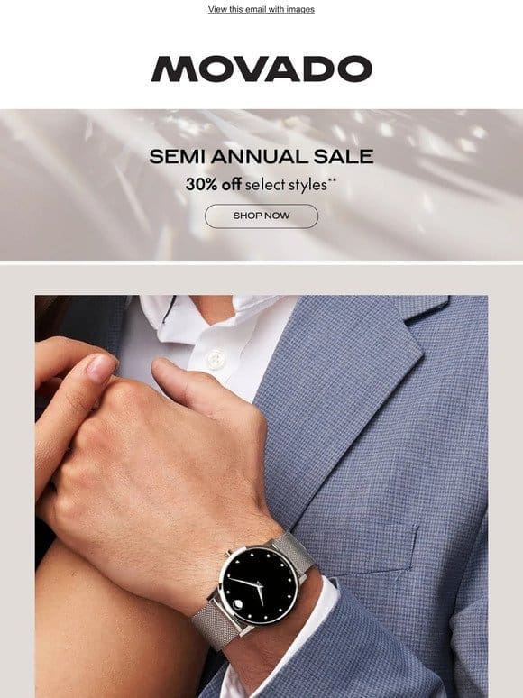 Semi-Annual Sale: 30% Off Iconic Designs