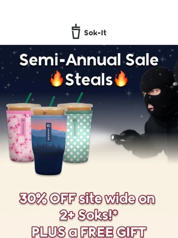 Semi-Annual Sale  Steals