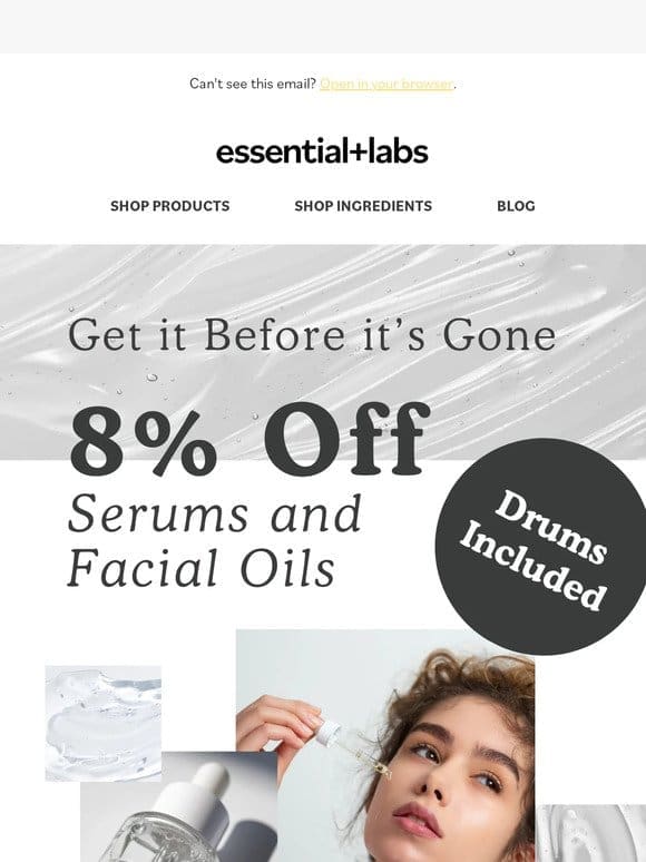Serums Vs. Facial Oils   Hurry to Save 8% Now!