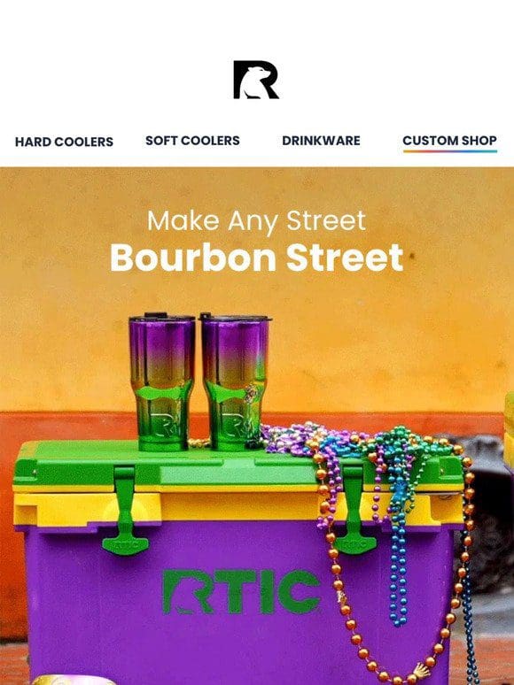 Shop Mardi Gras， Get 2 FREE Tumblers