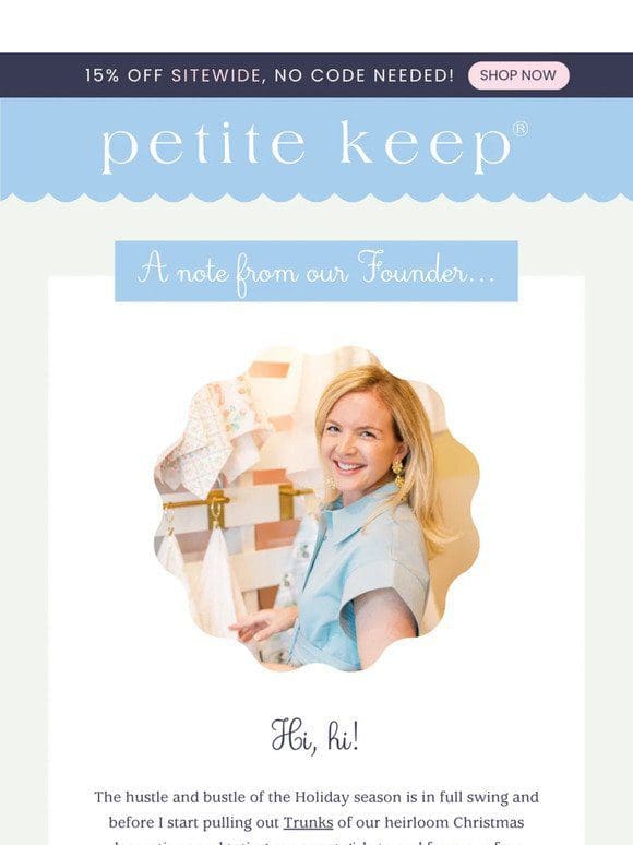 Shop Small， Shop Petite Keep!