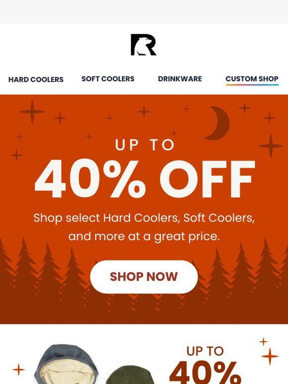 Shop Up to 40% Off