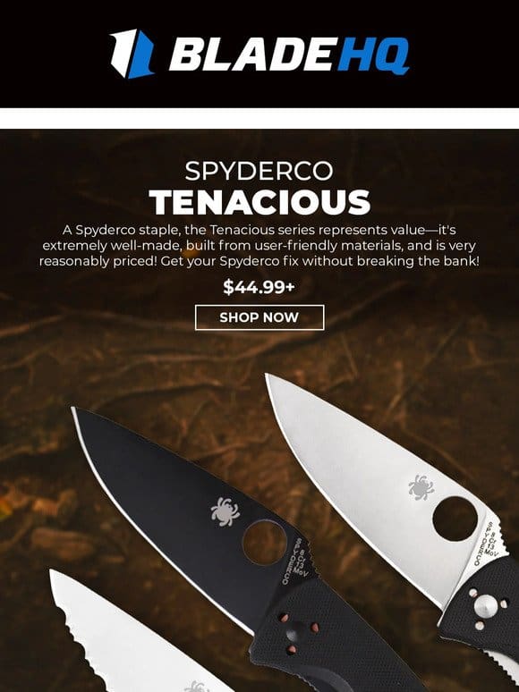 Shop a Spyderco classic that won’t break the bank!