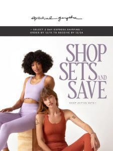 Shop matching sets & save