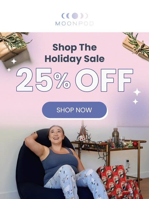 Shop now & save 25%!