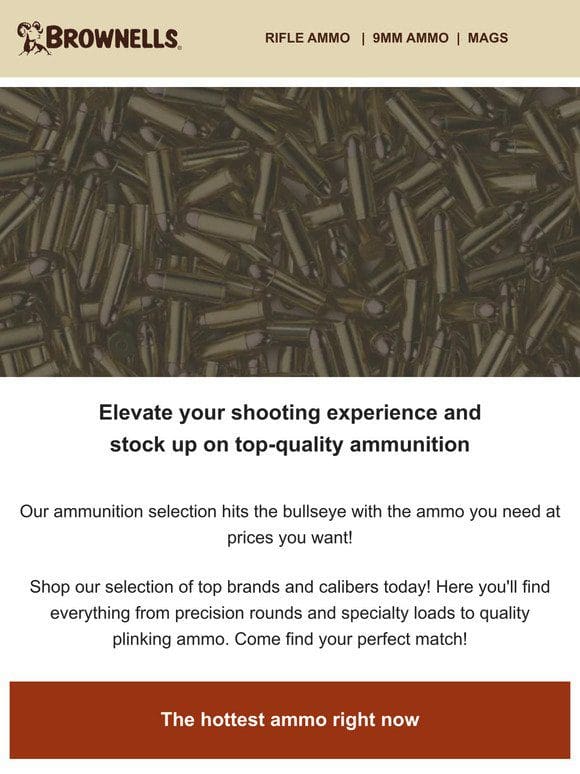 Shop our wide selection of available ammo now!